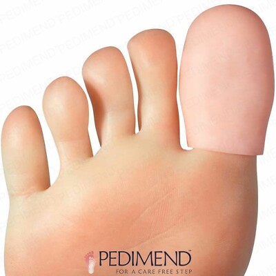 PEDIMEND  Einlegesohle Big Toe Gel Caps Reiben Hautausschlag & Hautschäden Schutz 1 PAAR UK