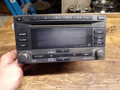 09-13 2009-2013 SUBARU FORESTER RADIO AM-FM-STEREO CD-MP3 PLAYER W/O