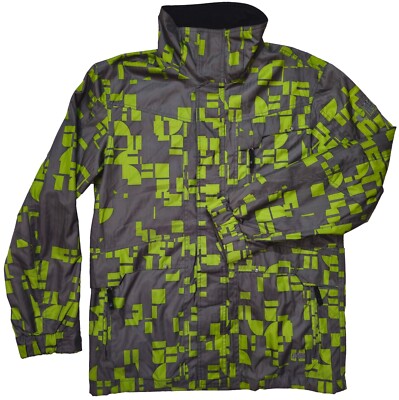 Protest Ski Jacket 05 Series Men's Green & Gray Size L Waterproofness Polyester