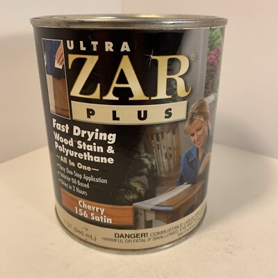 ULTRA ZAR Plus 156 Satin Cherry Oil-Based Wood Stain and Polyurethane