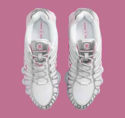 Nike Shox TL Women's Size 9.5 MTLC Platinum/Pink Sicle HV2520-001