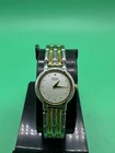 VTG Seiko Watch Women Silver Dial Silver/Gold Tone Round 1N00-0G69 New Battery