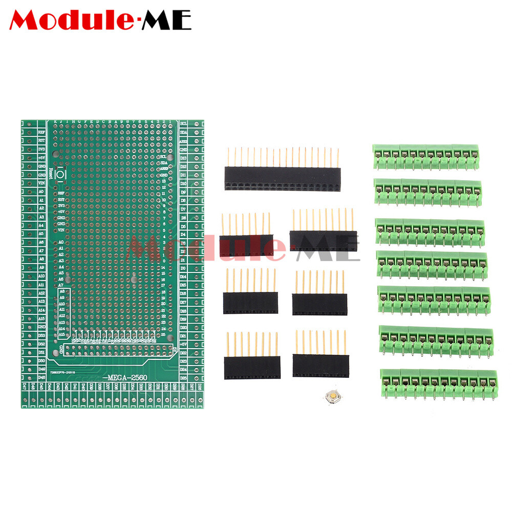 PCB Prototype Screw Terminal Block Shield Board Kit For Arduino MEGA-2560 R3 - View #5