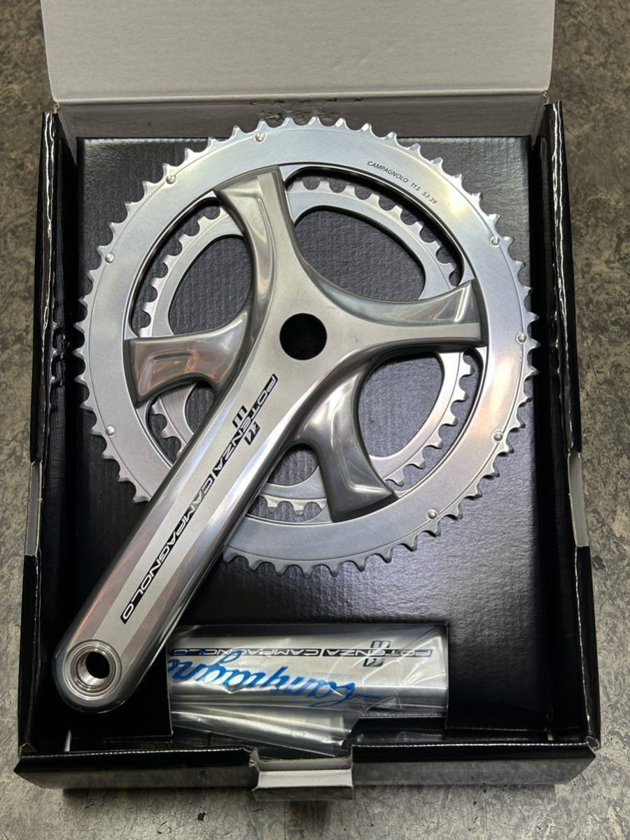 Top Mint Campagnolo Potenza Silver Crankset 11s 170mm 53-39T Top Mint Campagnolo Potenza Silver Crankset 11s 170mm 53-39T