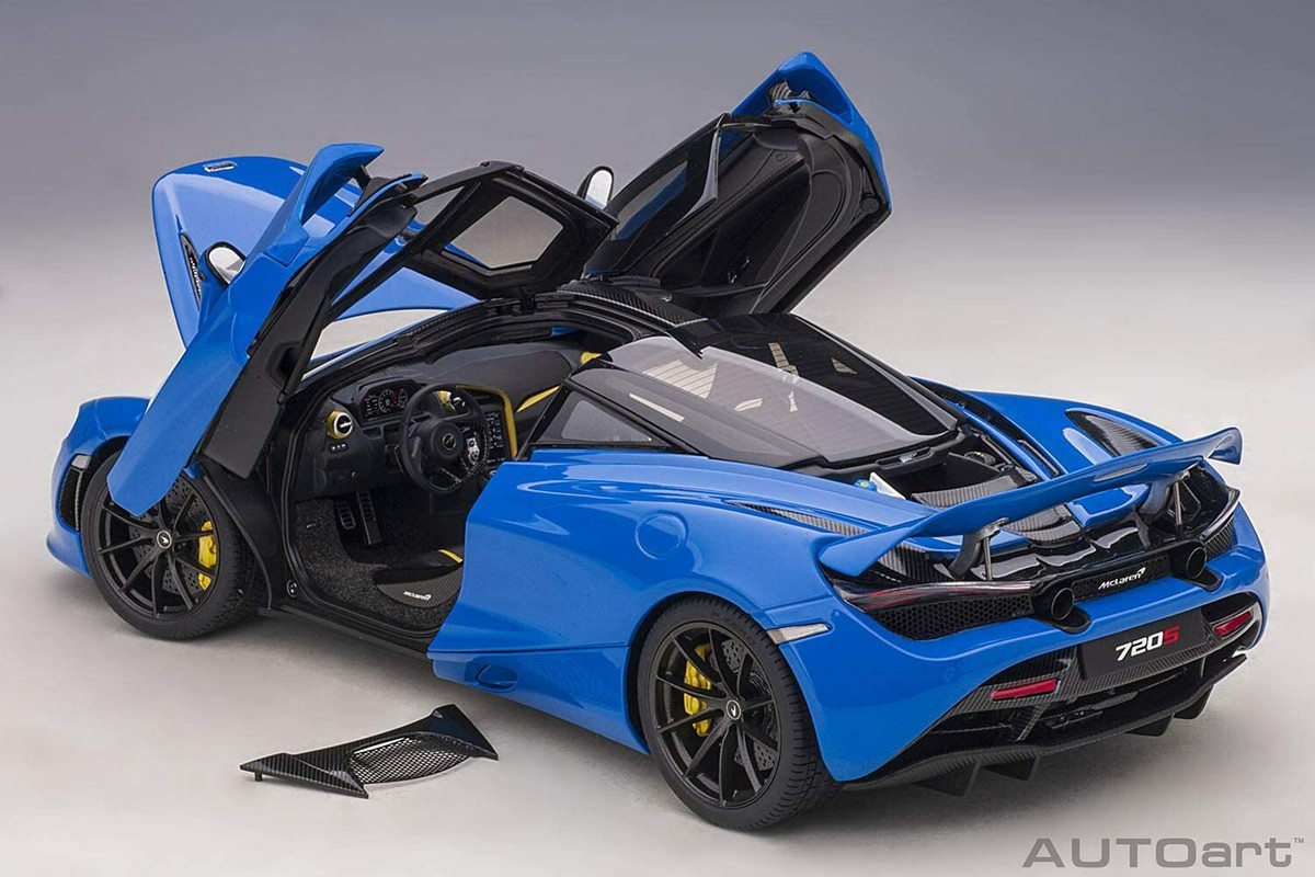 AUTOart 1/18 McLaren 720S Metallic Blue Finished Product AUTOart 1/18 McLaren 720S Metallic Blue Finished Product