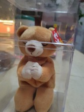 Retired 1998 Ty Beanie Baby "Hope" the Praying Bear with All Rare Tag Errors