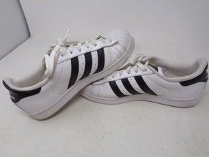 Adidas Womens Superstar Leather Low Top Lace Up, White/Black/White, Size 7 | eBay