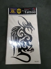 Temporary Tattoos Big Tribal Totem Sticker For Men Women Black Large Body Art