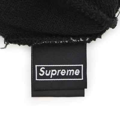 Supreme New Era Box Logo Beanie Black Red FW22 | eBay