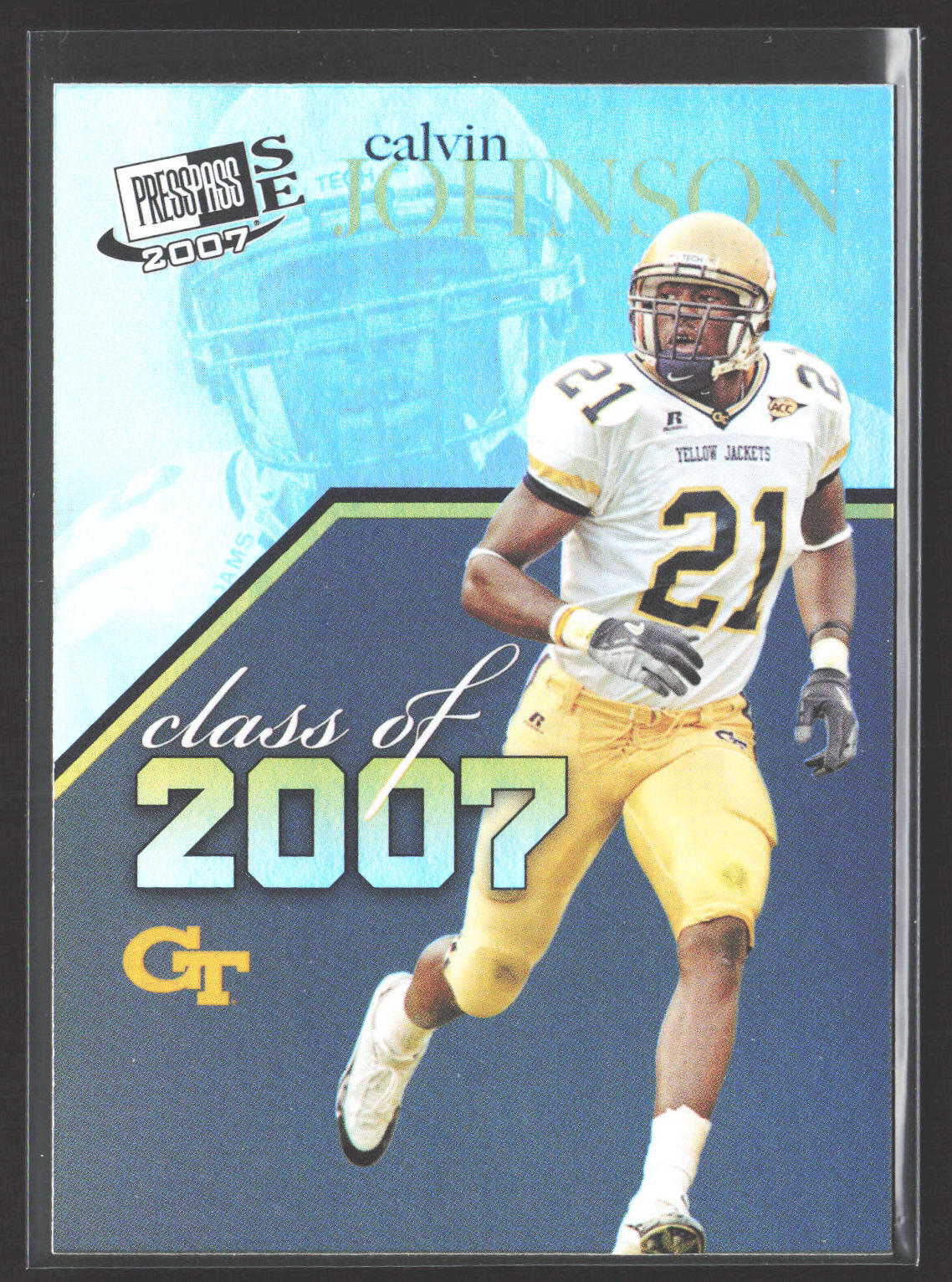 Calvin Johnson Press Pass Se Class of 2007 #CL7 Base