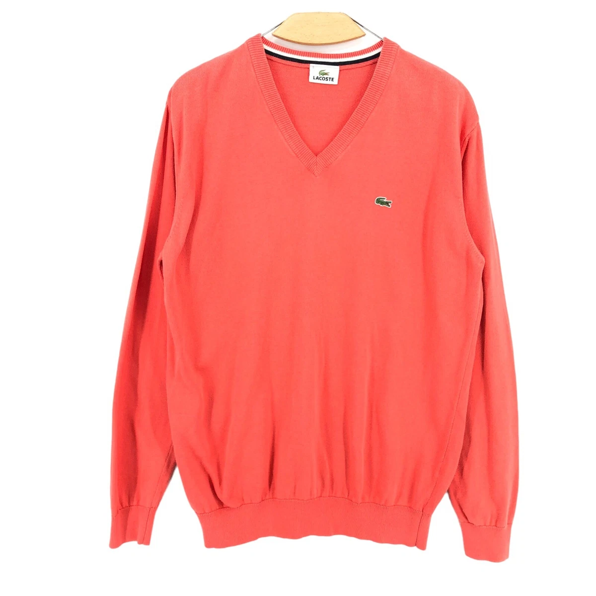 Pull lacoste homme col v hotsell