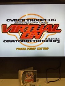 Cyber Troopers Virtual On Oratorio Tangram Sega Dreamcast CIB Complete TESTED