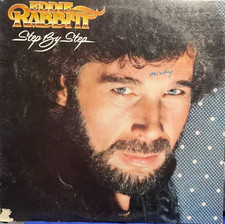 Eddie Rabbitt - Step By Step Vinyl Record LP, 1981 Country Pop G+/G