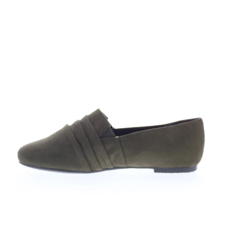 Ros Hommerson Donut 63002-66 Mujer Verde Gamuza Sin Cordones Mocasines Zapatos Planos Foto 3 de 4