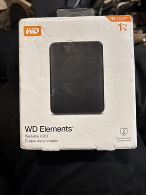 WD Elements 1TB Portable USB 3.0 External Hard Drive SuperSpeed USB 3.2 Gen 1