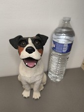 Grande Figurine en résine Jack  ( Russell terrier )