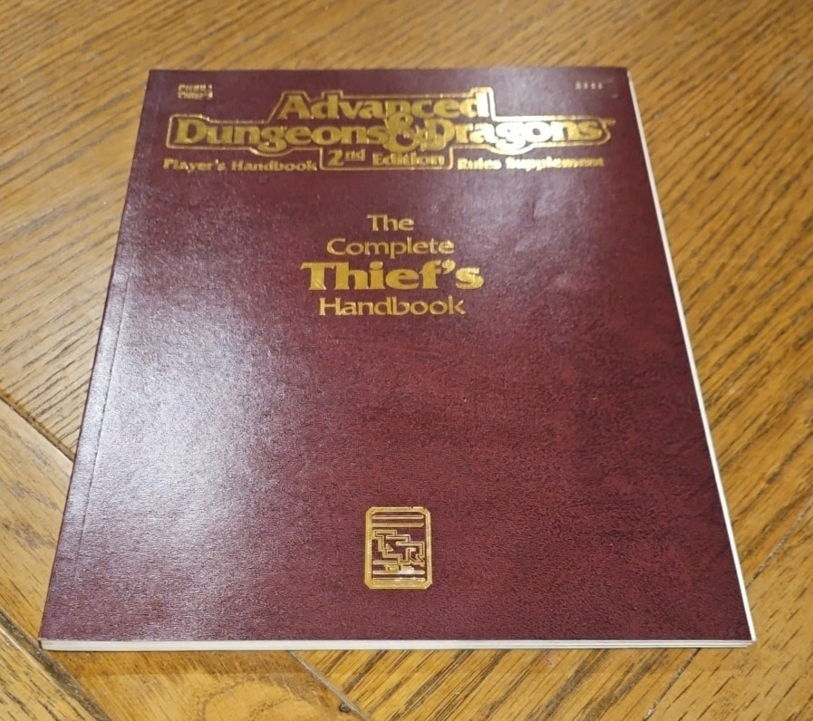 AD&D 2nd Edition The Complete Thief'sHandbook AD&D Dungeons and Dragons 2111