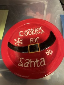 Cookies For Santa Plate