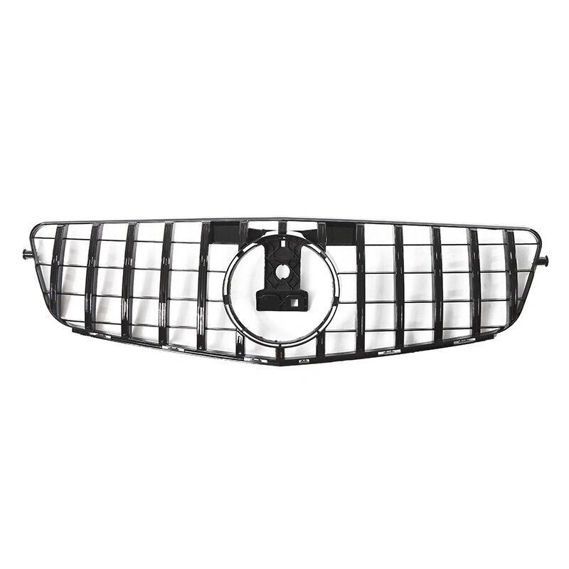 Front Upper Grille For Mercedes Benz C Class W204 C250 C300 C350 2008-2014 Grill Foto 3 de 4