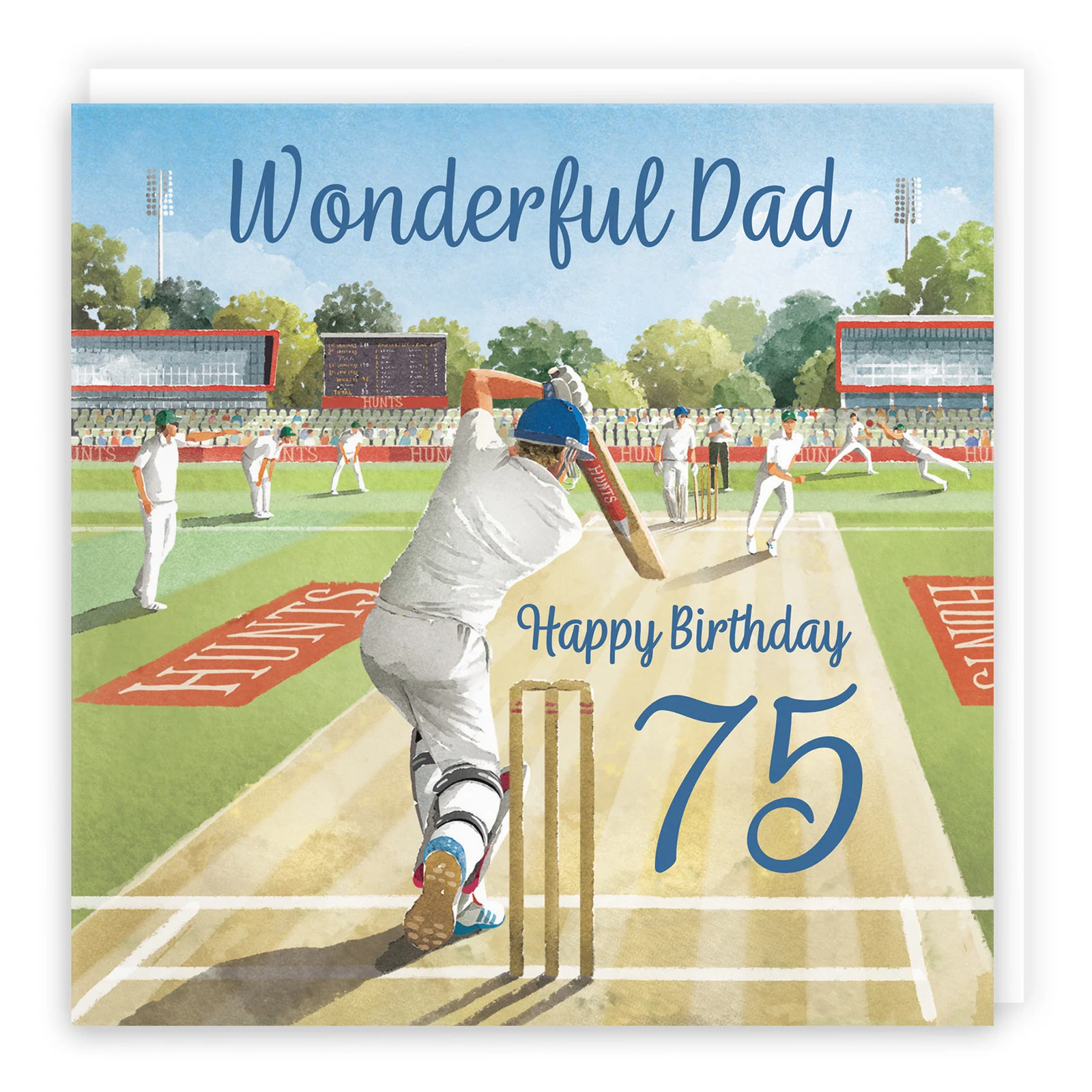 75th Dad Cricket Birthday Card Milo's Gallery