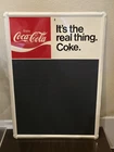 Rare Vintage Coca Cola Coke Metal Chalkboard Sign 27”x20”