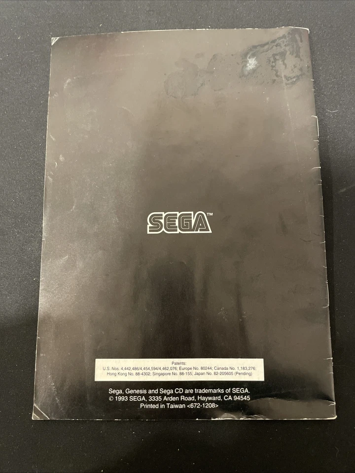 Sega Genesis System Console Instruction Manual Only Original OEM 1993 - Image 2 of 3