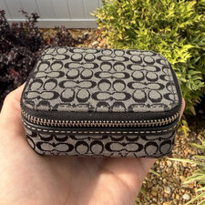 Very Rare Vintage COACH Triple Pill Case Signature C's