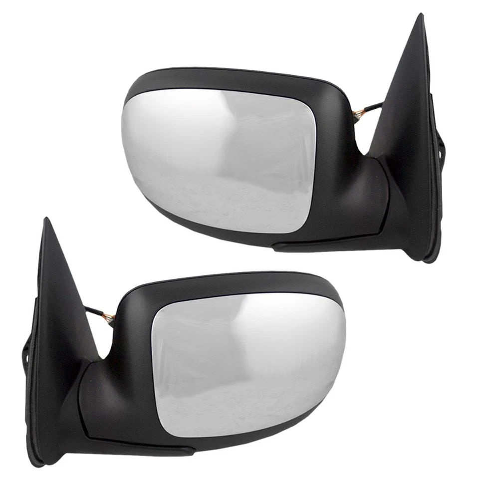 Power Mirror For 1999-2002 Silverado 1500 Puddle Lamp Heated Manual Fold Set - Изображение 2 из 4