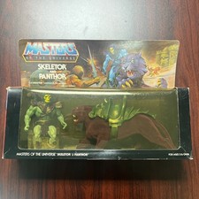 Original Mattel 1982 Masters of the Universe MOTU Skeletor & Panthor Sealed