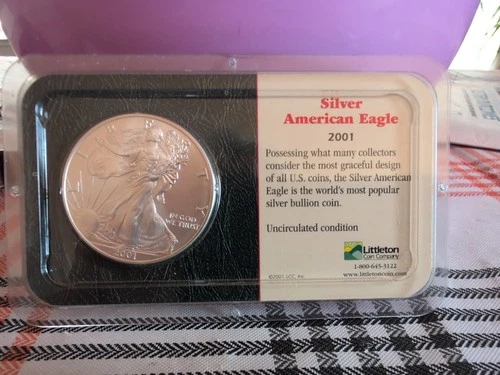 2001 1 oz Silver American Eagle (Brilliant Uncirculated)