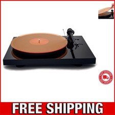 Hudson HiFi Acrylic Turntable Mat - OrangeLit - Enjoy Richest Tones, Crispest...