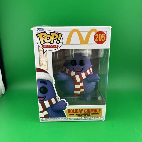 Funko Pop! Ad Icons McDonalds #205 Holiday Grimace (T45)