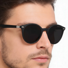 G&G Mens Womens Fashion Sunglasses Classic Round Retro Style Red Temple Tips