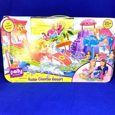 Roller Coaster Resort -- NEW Polly Pocket playset with doll -- 2008 Mattel