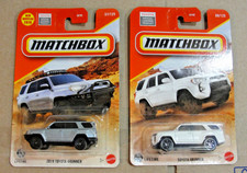 Matchbox Toyota 4runner White And Sliver 4runner Lot Of 2 New Sealed Matchbox Toyota 4runner White And Sliver 4runner Lot Of 2 New Sealed