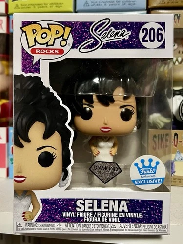 Funko POP! Rocks 206 - Selena (White Grammy Dress) - Diamond Collection