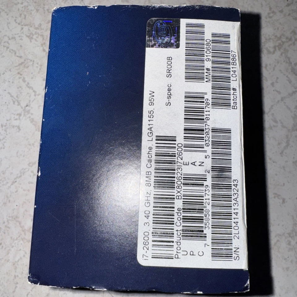 New Factory Sealed Intel Core i7-2600 Intel - i7 Processor LGA1155 - Image 2 of 4