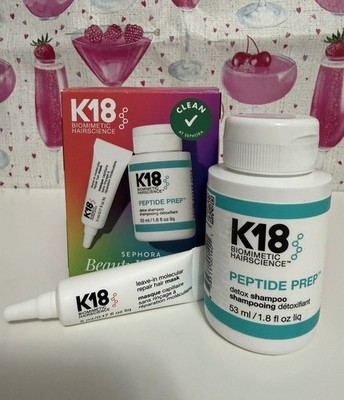 K18 Biommetic Hair Science Sephora Beauty Insider Peptide Prep & Mask Travel Set