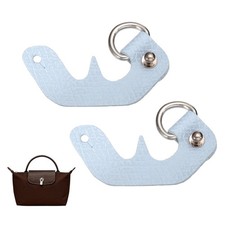 2 Pcs Purse Straps Buckle Replacement, Punch-Free Bag Accessories, Light Blue