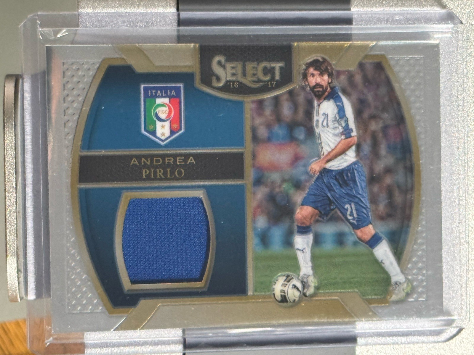 Andrea Pirlo #M-AP Soccer Cards 2016 Panini Select Memorabilia trading card — raw and PSA graded price guide