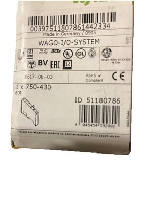 WAGO 750-430, 8-Kanal Digital-Eingangsmodul 24 V DC