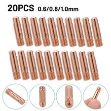 Embouts de contact Premium 20 pi??ces MB15AK pour torche de soudeur MIG tailles