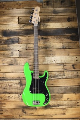 Squier Sonic Precision 4 String Electric P-Bass Guitar - Lime