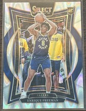 2024-25 Select #80 Enrique Freeman RC Rookie Concourse Tectonic Wave Prizm