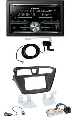 Pioneer CD USB MP3 Bluetooth 2DIN DAB Autoradio für Hyundai i20 (2014-2020)