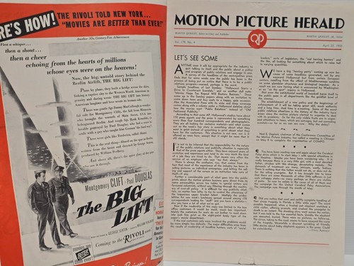 1950 Motion Picture Herald Vintage Theatre Magazines - Choose Your Volume - Picture 60 of 203