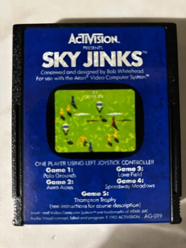 Atari 2600 Activision Presents Sky Jinks (Tested & Working)