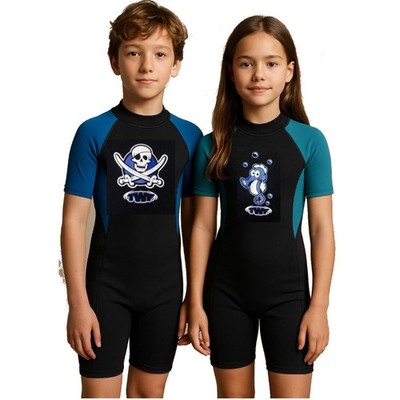 Premium Kids Wetsuit, Neoprene Thermal Swimsuit, Full