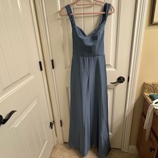 NWT Christian Sirano Bridal for Azazie Long Twilight Blue Gown Dress A6