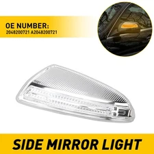Left Side Mirror Turn Signal Yellow Light For Mercedes W204 C250 C300 C350 C63 V